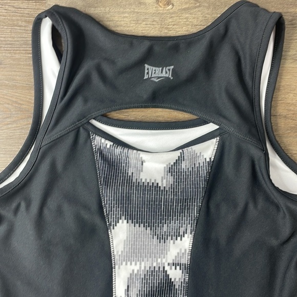 Everlast Women’s Black White Activewear Tank, size small - Picture 8 of 9
